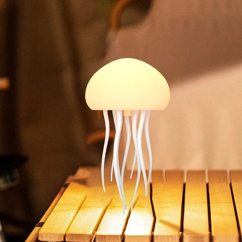 3D Jellyfish Voice Control Lamp