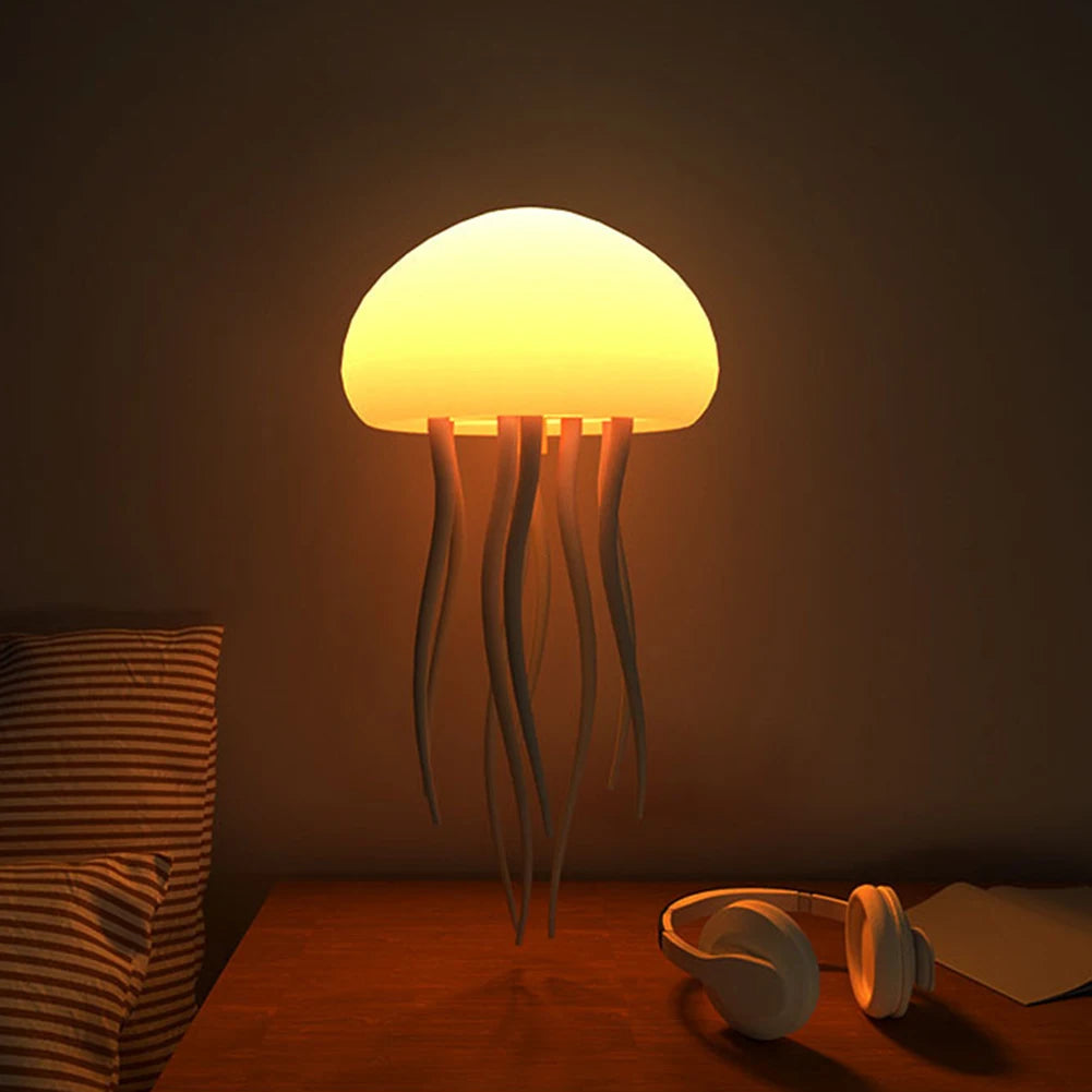 3D Jellyfish Voice Control Lamp